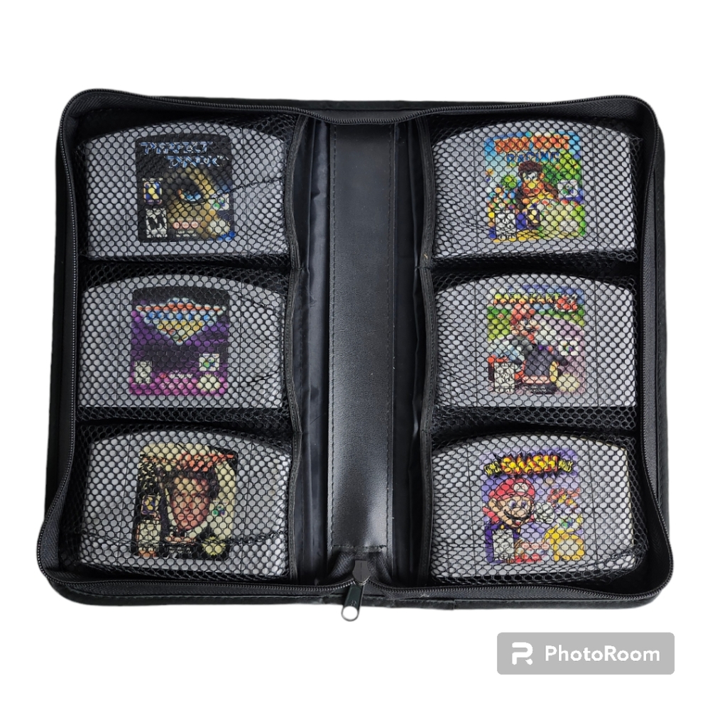 Vintage 1997 Official Nintendo 64 Padded Travel N64 Game Carrying Case
